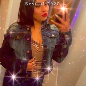 Distressed Jean Jacket